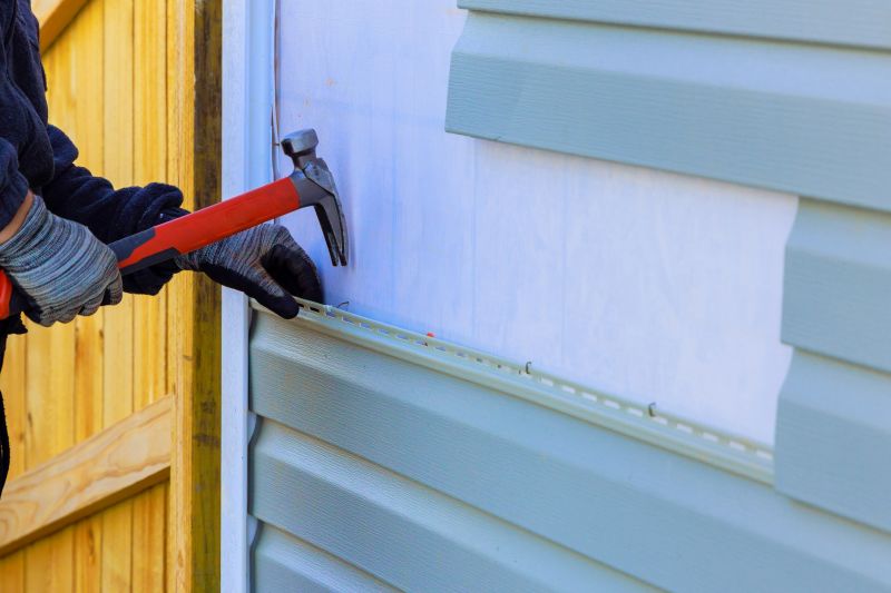 Close-up of Vinyl Siding Detail