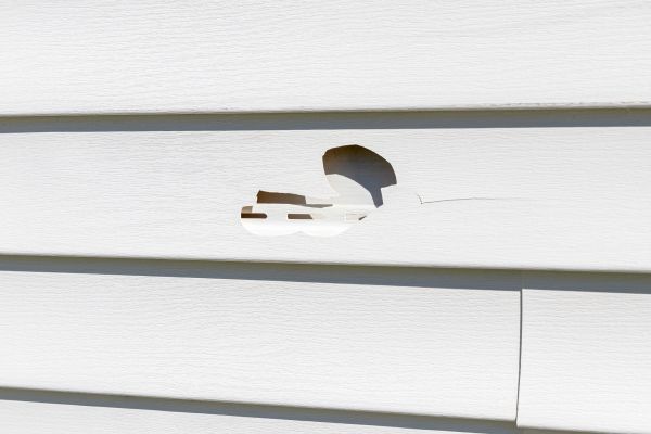 Cost of White Vinyl Siding Repair in Hayward
